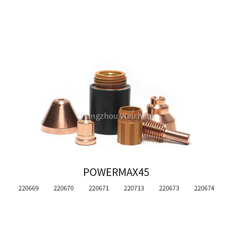 Powermax45 القطب 220669 فوهة 220671 درع 220673 220674 غطاء الاحتفاظ 220713