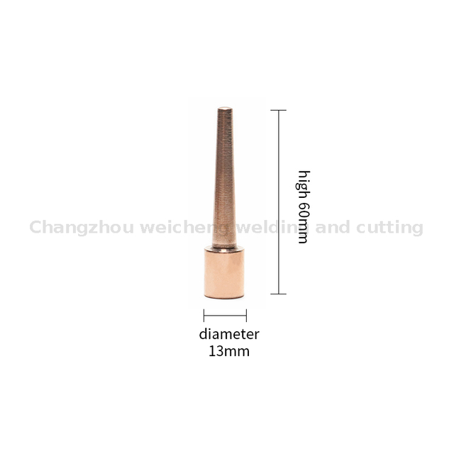 عالية الجودة طويلة وأشار غطاء القطب تلميح المقاومة لحام كهربائي المواد 16*20 مللي متر