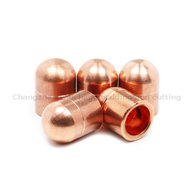 تخصيص حجم بقعة مستديرة لحام القطب غطاء تلميح القطب المواد 19*25 مللي متر